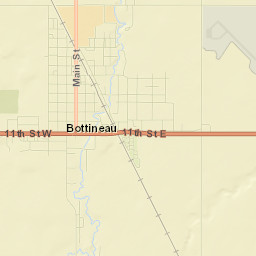 Bottineau Street Map