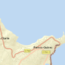 Perros-Guirec Street Map