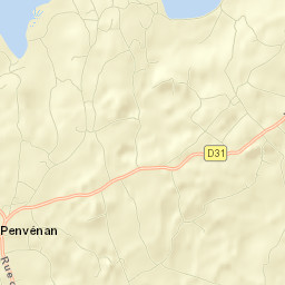Penvénan Street Map