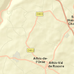 Athis-de-l'Orne Street Map