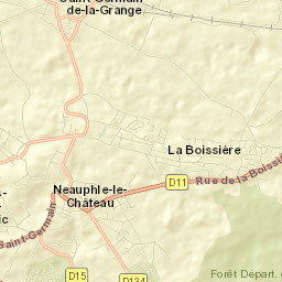 Saint-Germain-de-la-Grange Street Map