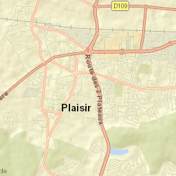 Plaisir Street Map