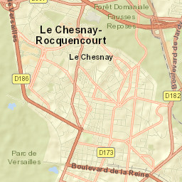Le Chesnay Street Map