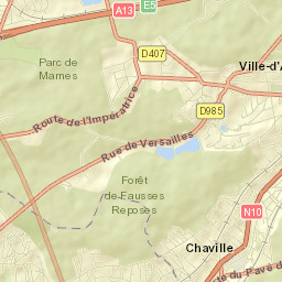 Marnes-la-Coquette Street Map