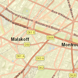 Vanves Street Map