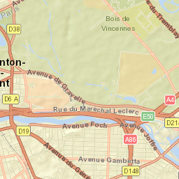 Saint-Maurice Street Map