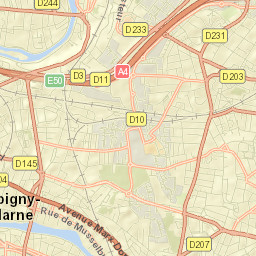 Villiers-sur-Marne Street Map