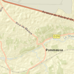 Pommeuse Street Map