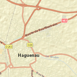 Haguenau Street Map