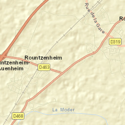 Roeschwoog Street Map