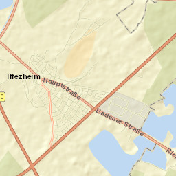 Iffezheim Street Map
