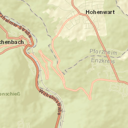 Unterreichenbach Street Map