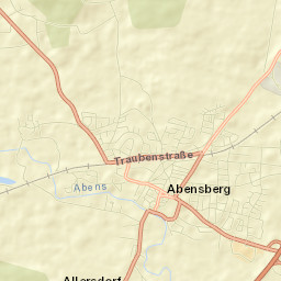 Abensberg Street Map