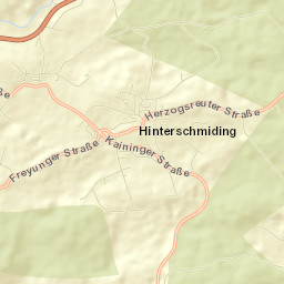 Hinterschmiding Street Map