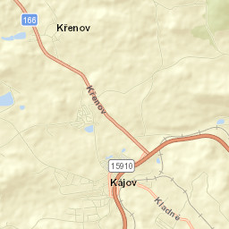 Kájov Street Map