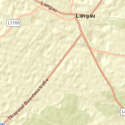 Langau Street Map
