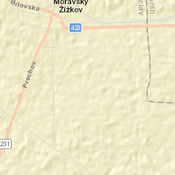 Moravský Žižkov Street Map