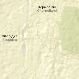 Chornoliztsi Street Map