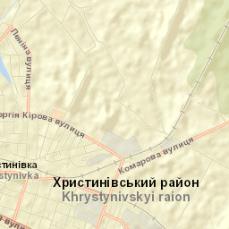 Khrystynivka Street Map