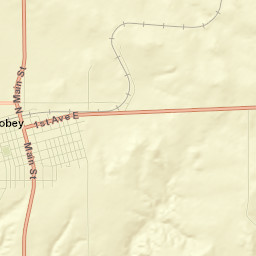 Scobey Street Map