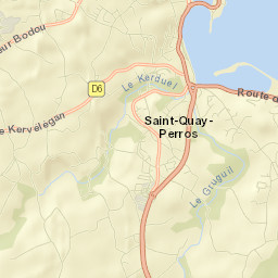 Saint-Quay-Perros Street Map