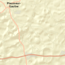 Pleumeur-Gautier Street Map
