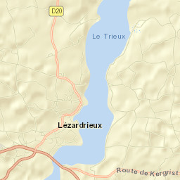 Lézardrieux Street Map
