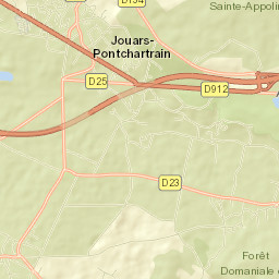 Jouars-Pontchartrain Street Map
