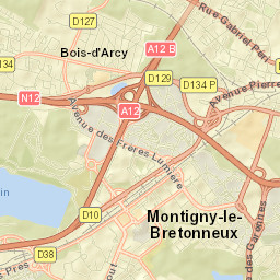 Bois-d’Arcy Street Map