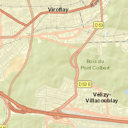 Vélizy-Villacoublay Street Map