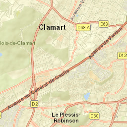 Le Plessis-Robinson Street Map