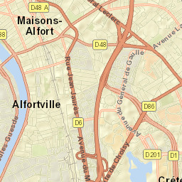 Alfortville Street Map