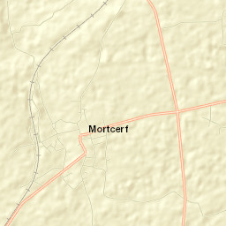 Mortcerf Street Map