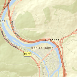 Custines Street Map