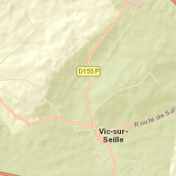 Vic-sur-Seille Street Map
