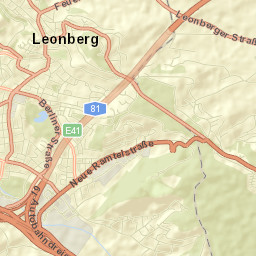 Leonberg Street Map
