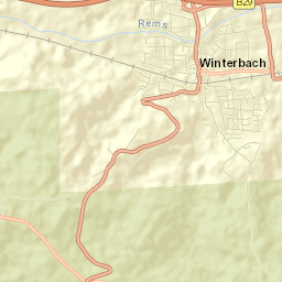 Winterbach Street Map
