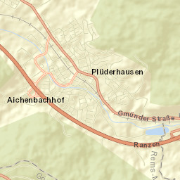 Plüderhausen Street Map