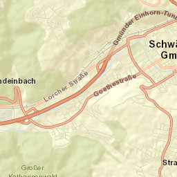 Schwäbisch Gmünd Street Map