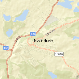 Nové Hrady Street Map