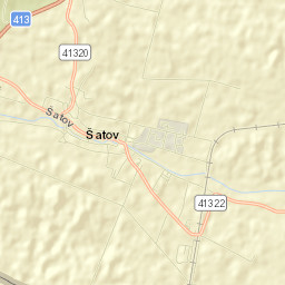 Šatov Street Map