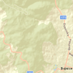Bojnice Street Map