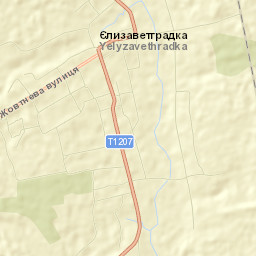 Yelyzavethradka Street Map
