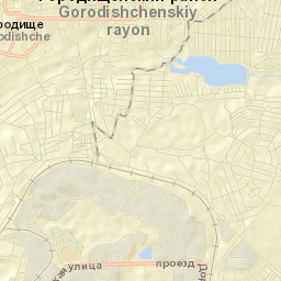 Gorodishche Volgograd Oblast Street Map