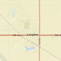 Langdon Street Map