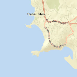 Trébeurden Street Map