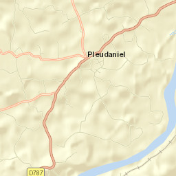 Pleudaniel Street Map