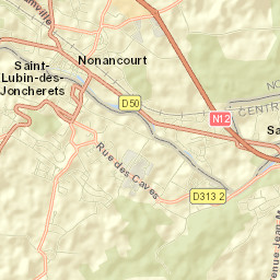 Nonancourt Street Map