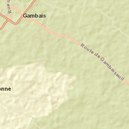 Gambais Street Map
