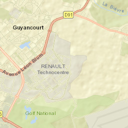 Guyancourt Street Map